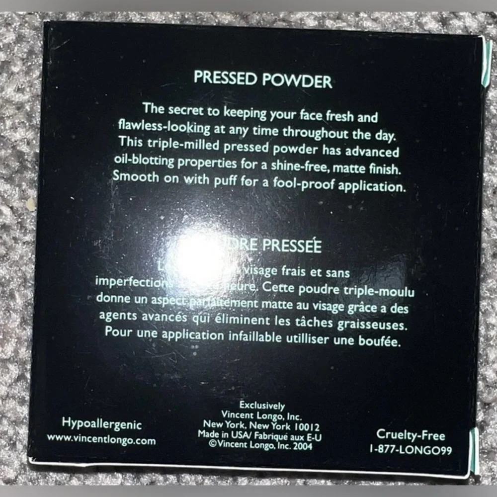 $5 VINCENT LONGO Compact Powder. Discontinued. $5 WHEN BUNDLED WITH 3 OR MORE IT
